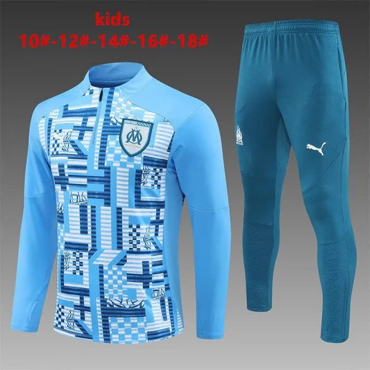 24/25 Kids # Marseille Light Blue [Camouflage] Size 10-18