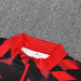 /26 Manchester United Red Black Half Pull Training Suit (Adults&amp;Kids)8