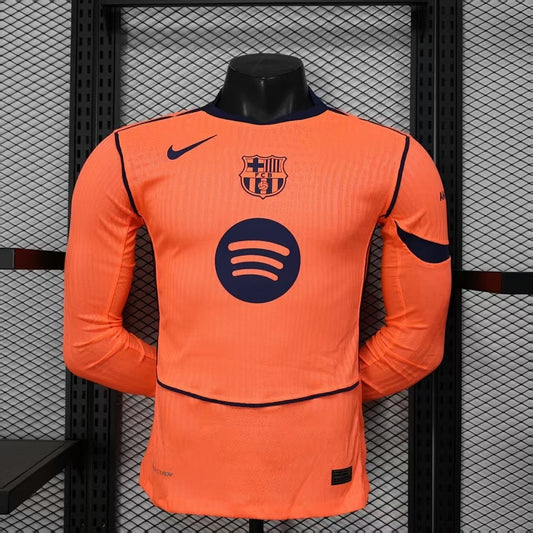 /26 Barcelona Second away Long sleeved Player Edition S-XXL5