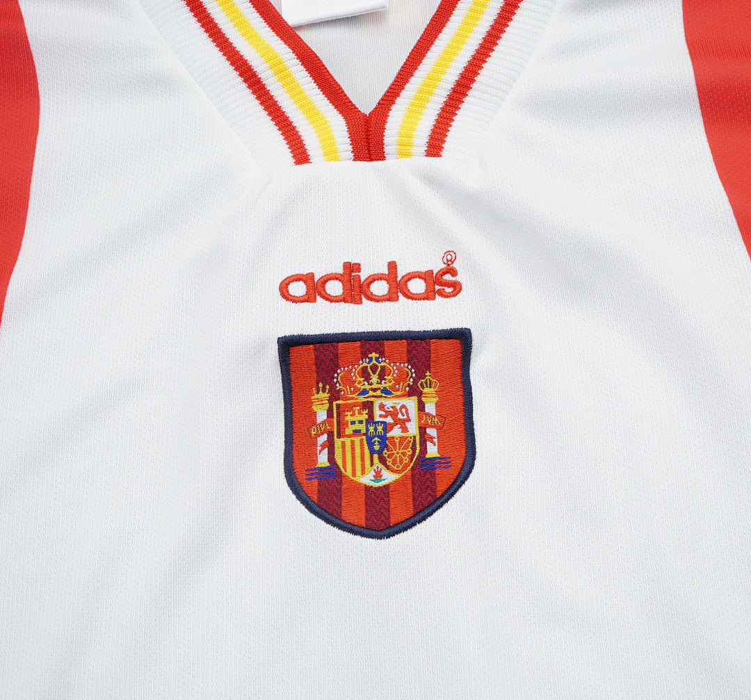 Retro Kids 1996 Spain Second away Football Shirt&amp;Size16-287