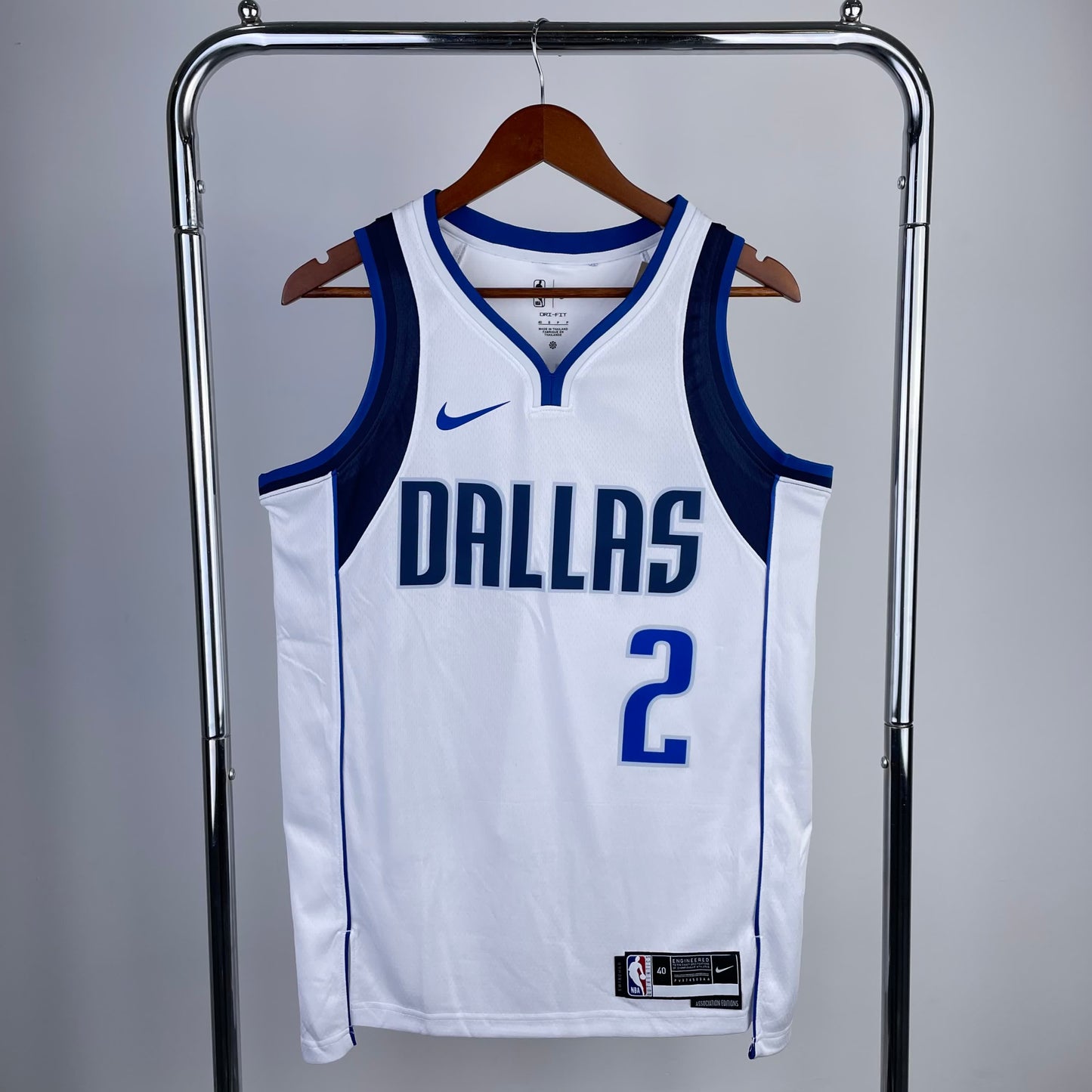 23 Season Mavericks white 2 # Irving