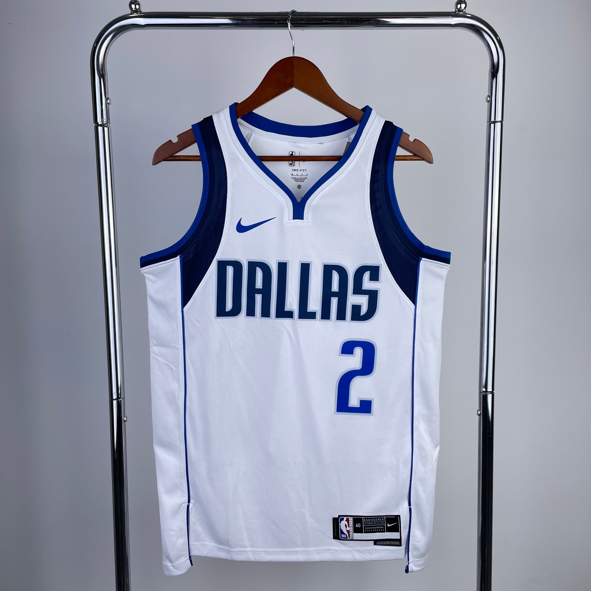 23 Season Mavericks white 2 # Irving