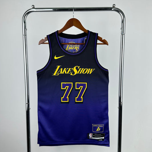 23 Season Lakers City Edition 77 # Doni S-XXL