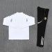 /26 Real Madrid White Half Pull Training Suit (Adults&amp;Kids)7