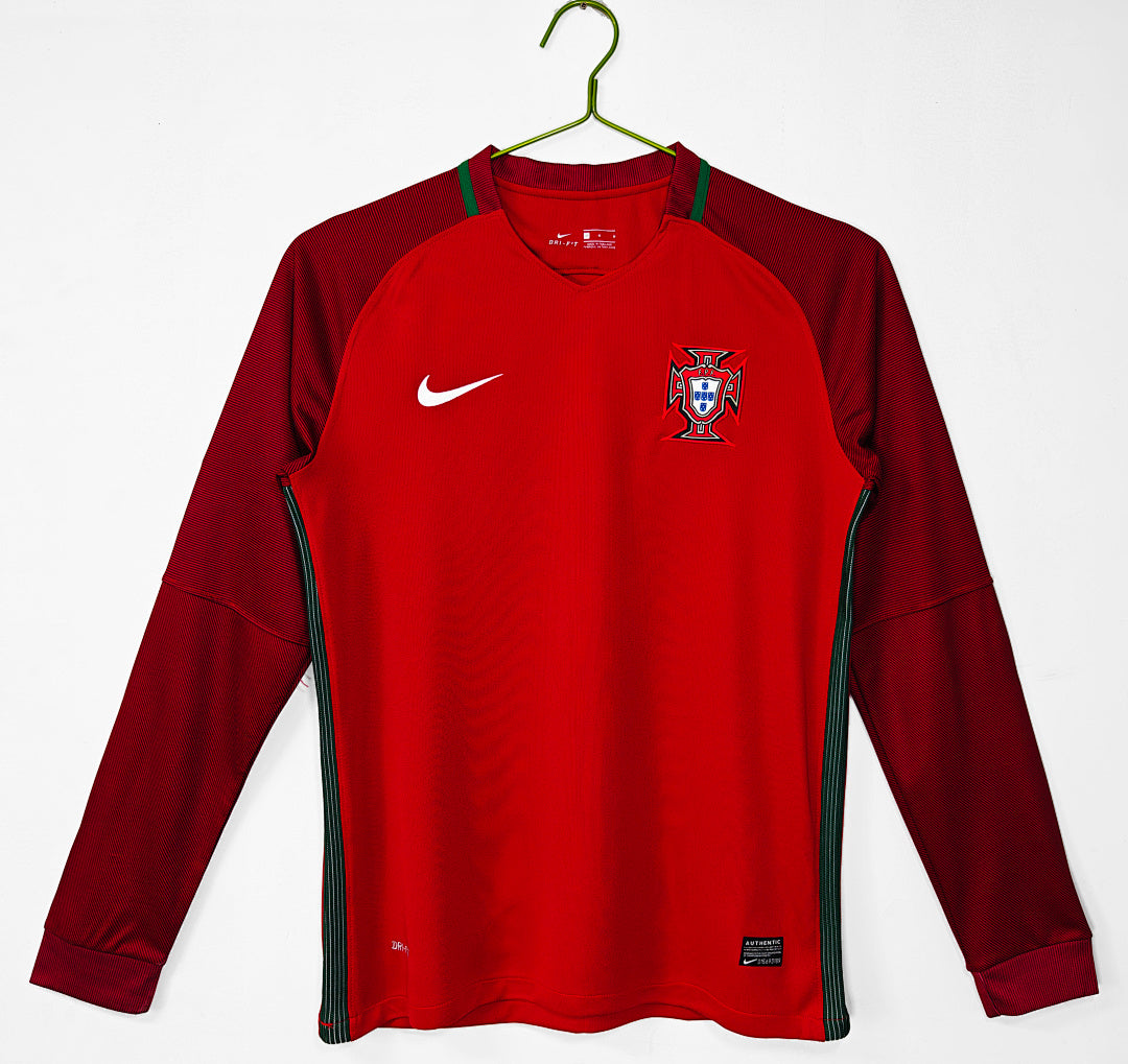 Retro 2016 Portugal home long sleeved S-XXL6