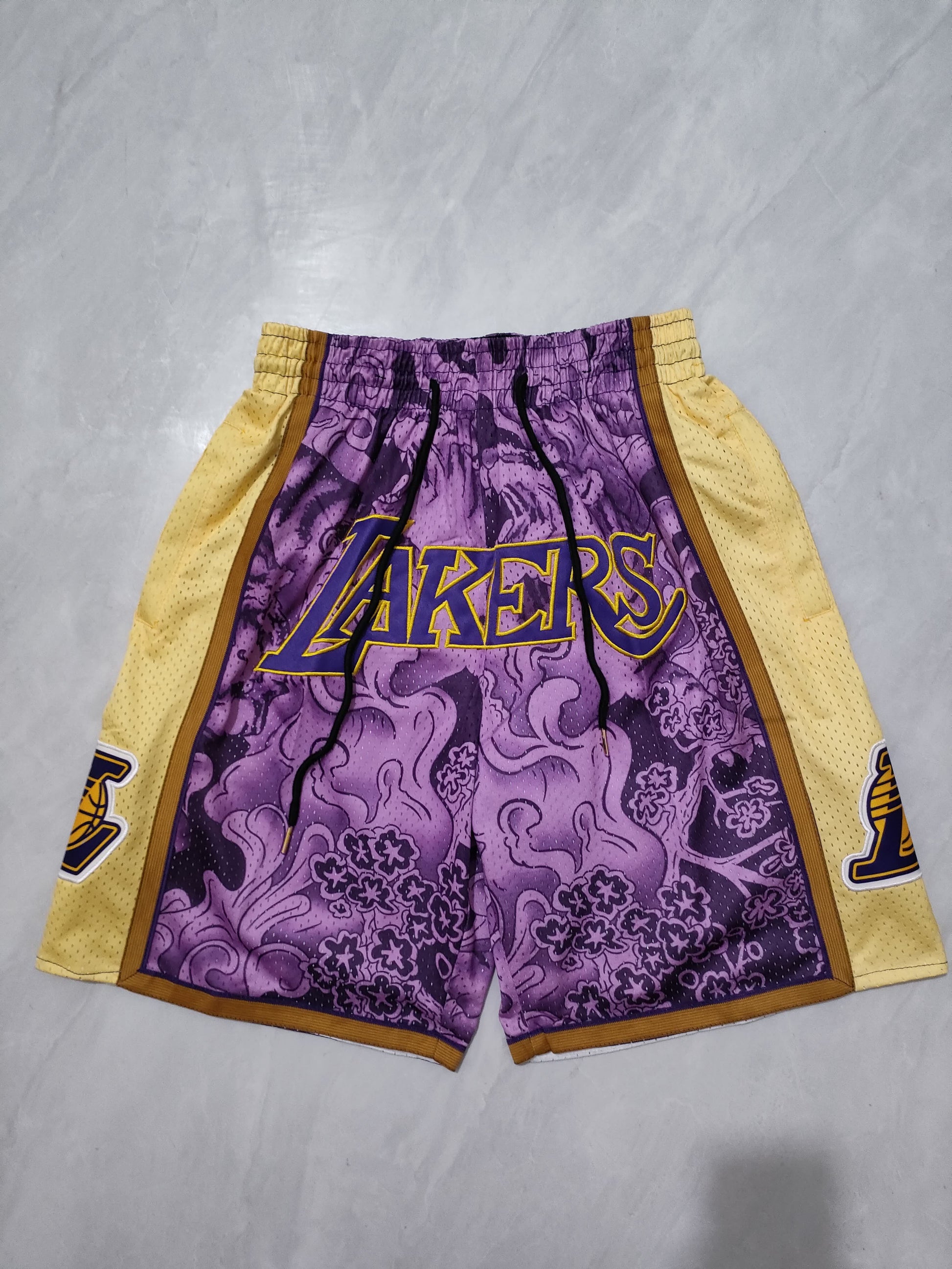 Tiger Year Lakers Purple Pocket Shorts