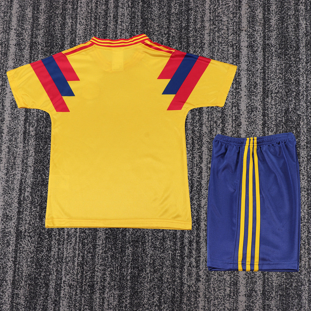 Retro Kids 1990 Colombia Home Football Shirt&amp;Size16-287