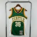 MN retro hot press jersey SW: Supersonics 07/08 season green 35 # Durant S-XXL7