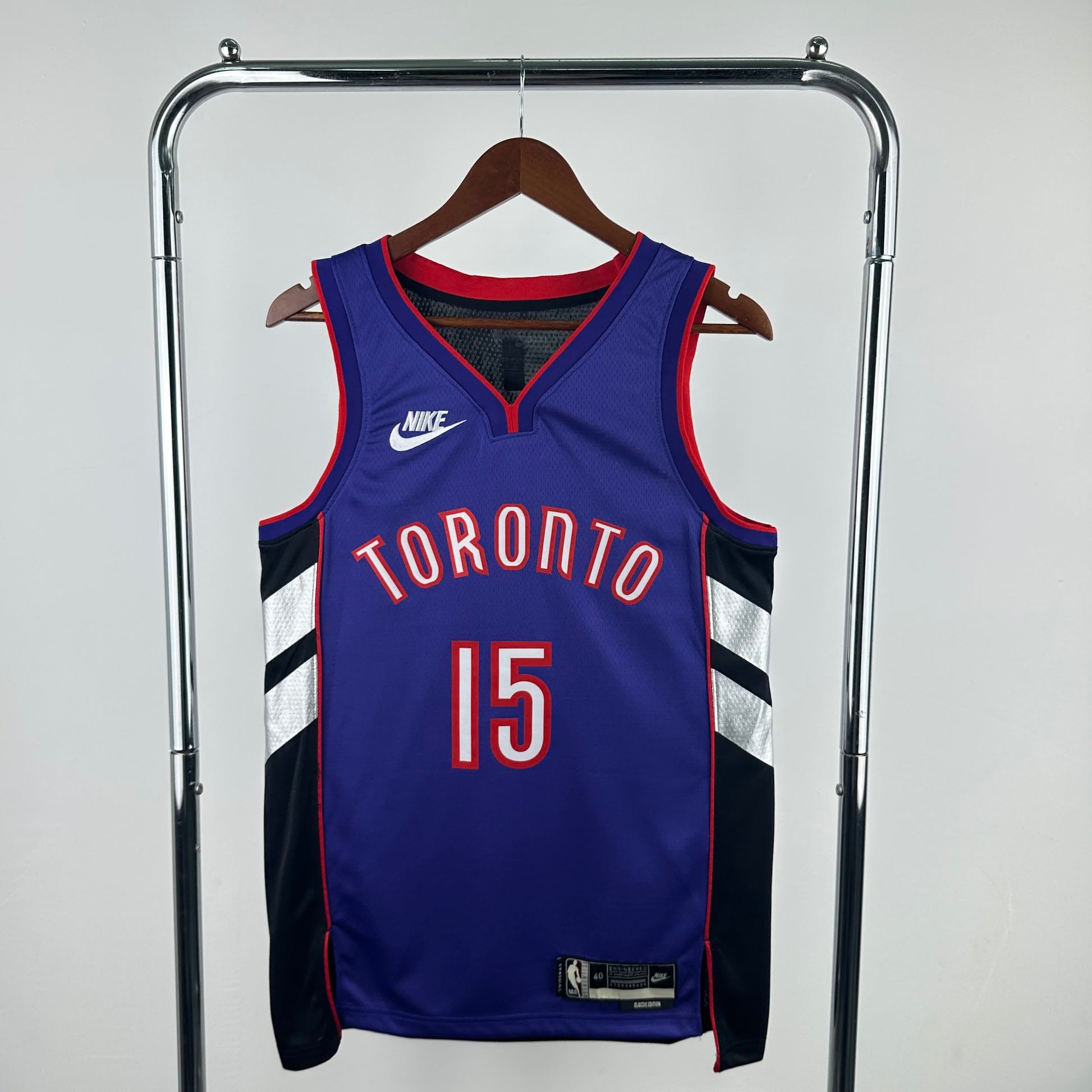 25 Season Raptors Retro 15 # Carter S-XXL