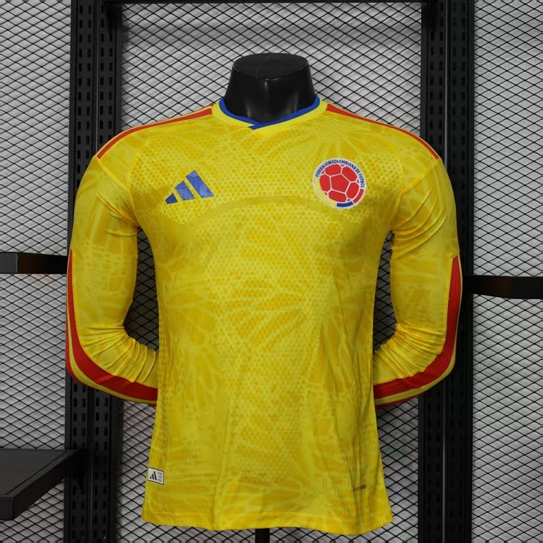 /26 Colombia Home Long Sleeve Player Edition S-XXL5