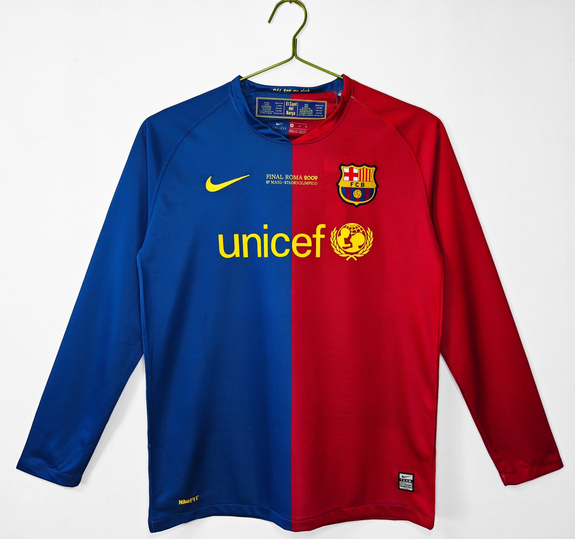 Retro 2008/09 Barcelona home long sleeved S-XXL