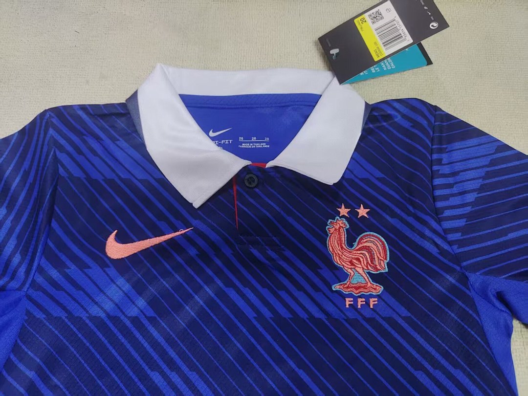 /27 Kids France home Yupoo Soccer Jerseys&amp;Size 16-305