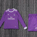 Retro Kids 2016/17 Real Madrid away long sleeved&amp;Size16~287
