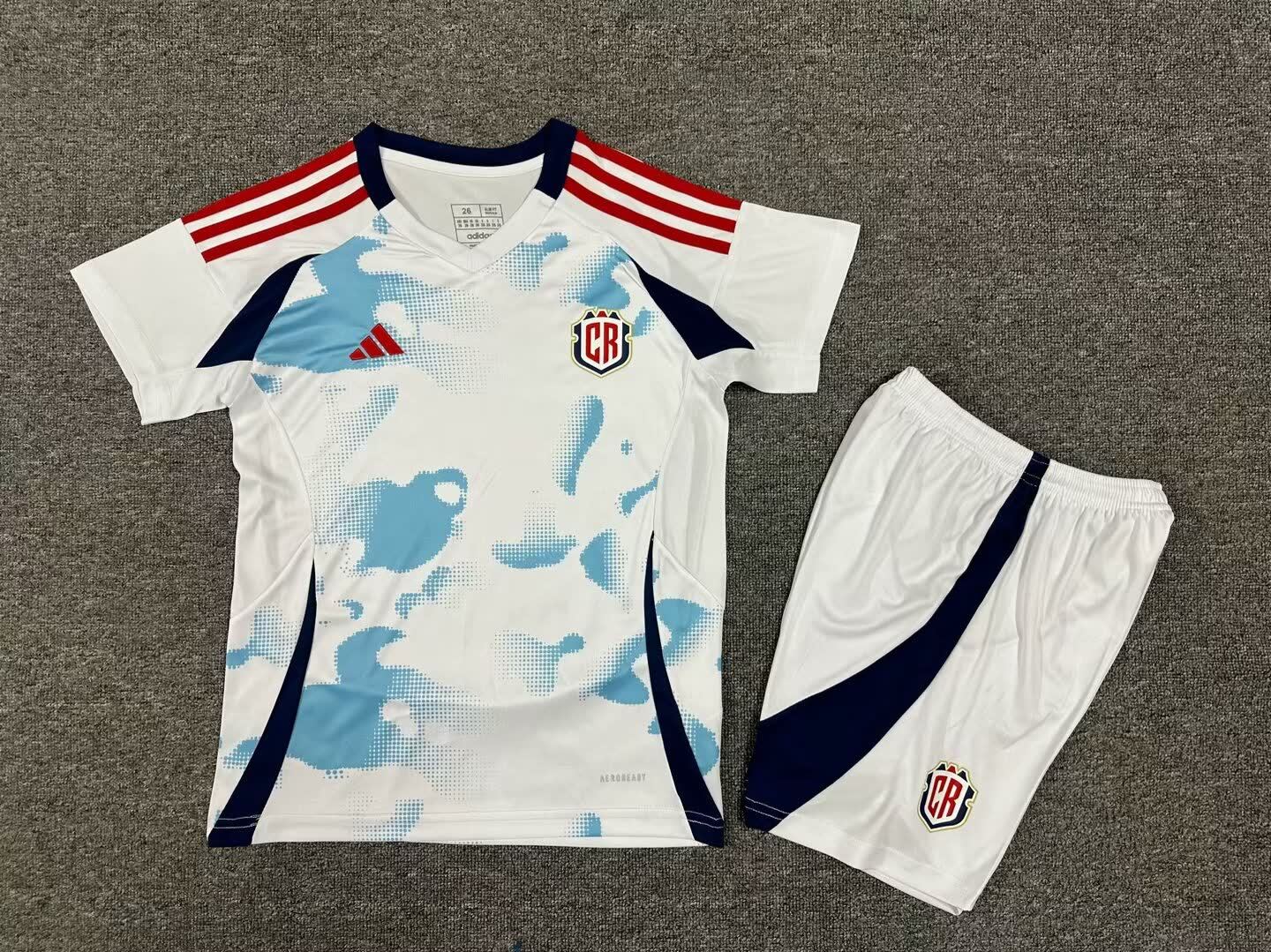 24/25 Kids Costa Rica away Size: 16-28