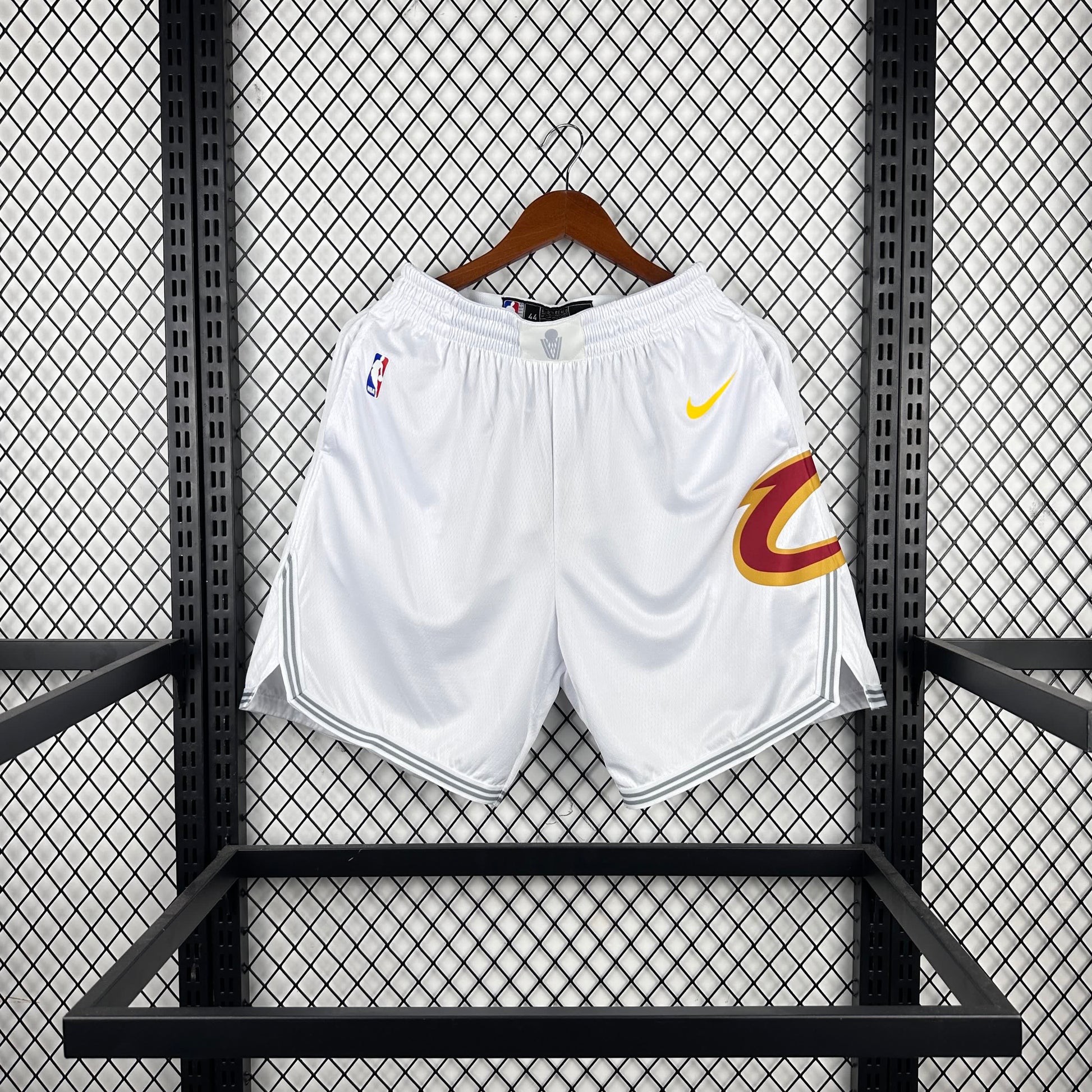 23 season Cavaliers home white shorts