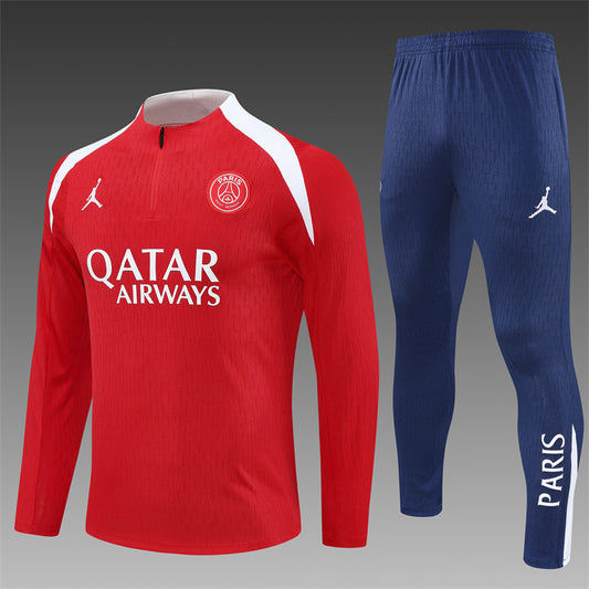 2025/26 Jordan PSG Red Half Pull Training Suit (Adults&amp;Kids)
