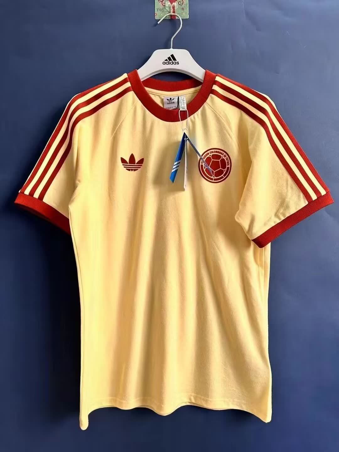 24/25 Colombia Pure Cotton Retro Leisure T-shirt S-XXL