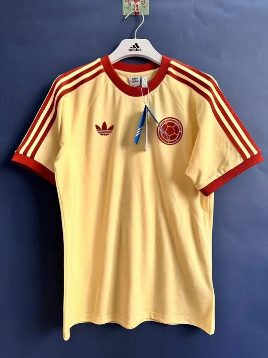 24/25 Colombia Pure Cotton Retro Leisure T-shirt S-XXL