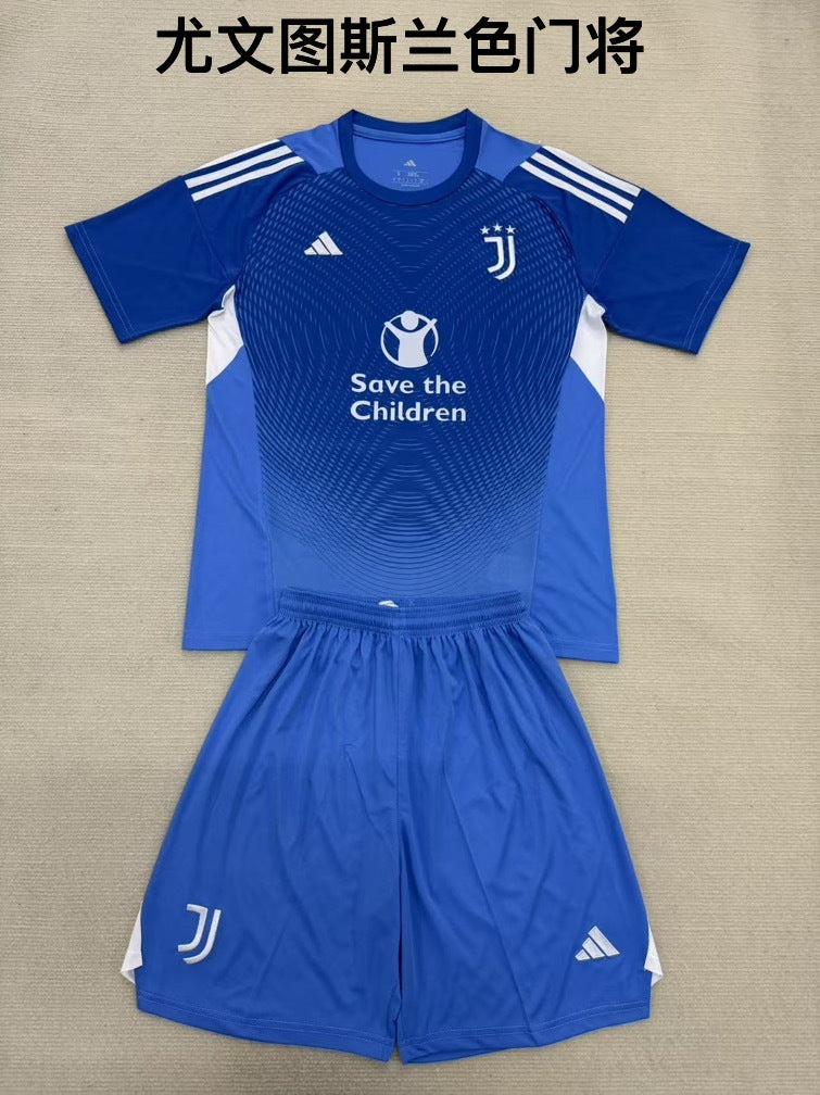 25/26 Juventus Blue goalkeeper[ Adults # Kids]