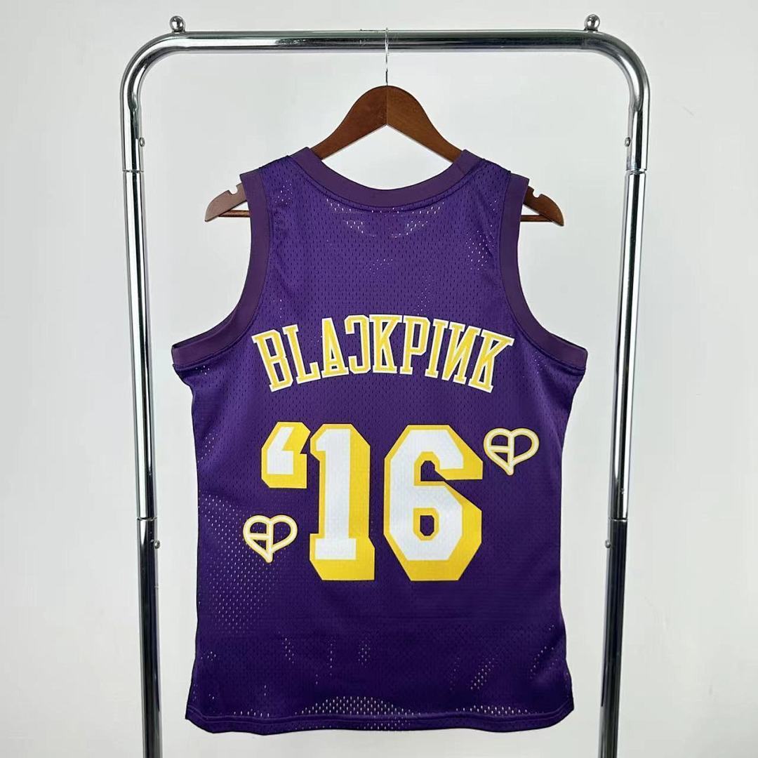 Blackpink Joint Edition Los Angeles Lakers NBA Jersey S-XXL7