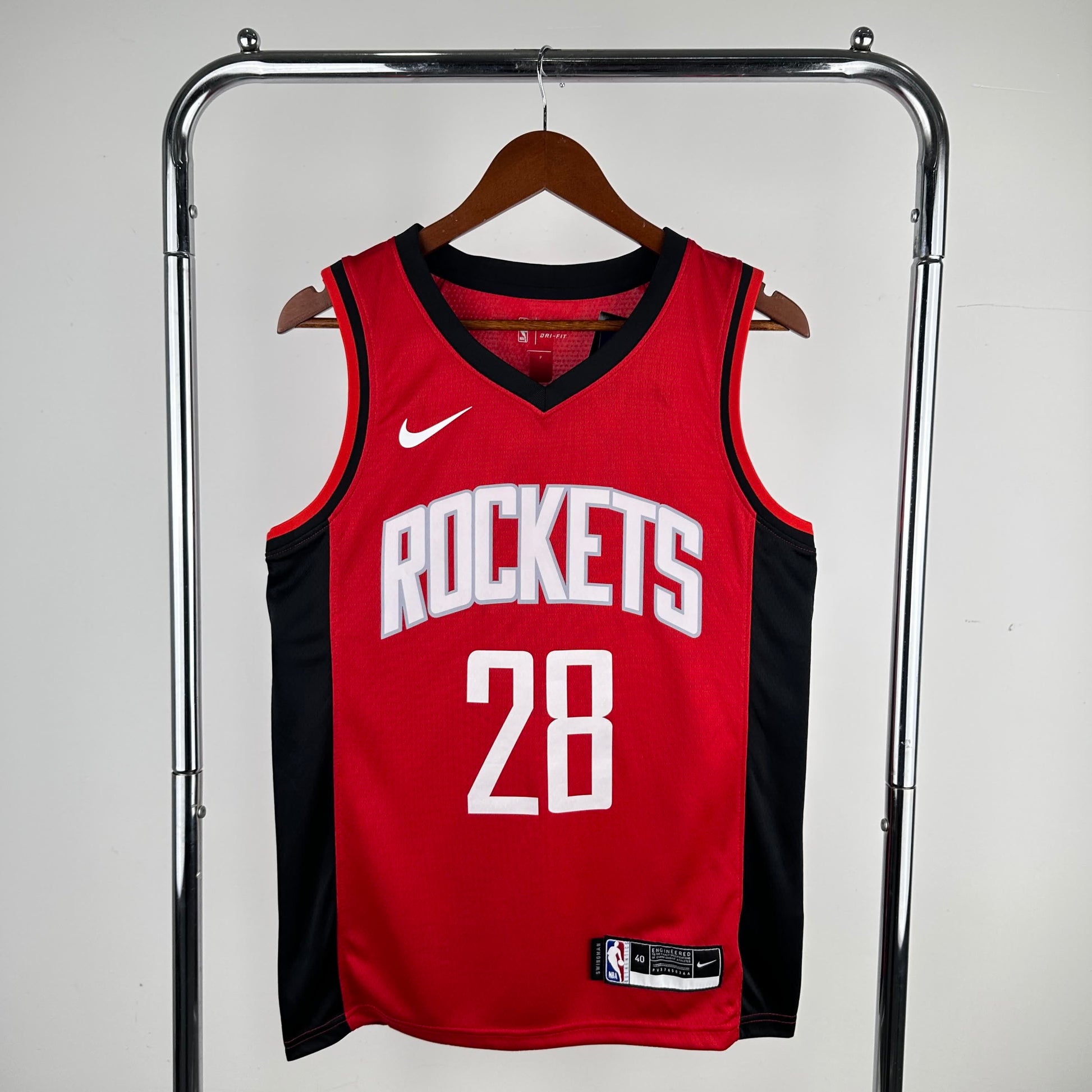 23 season Rockets home red 28 # SENGUN