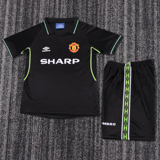 Retro Kids 1998 Manchester United Second away size 16-28