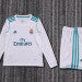 Retro Kids 2017/18 Real Madrid home long sleeved&amp;Size16~286