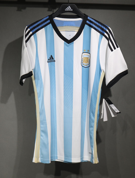 Retro 2014 World Cup Argentina home player edition S-3XL