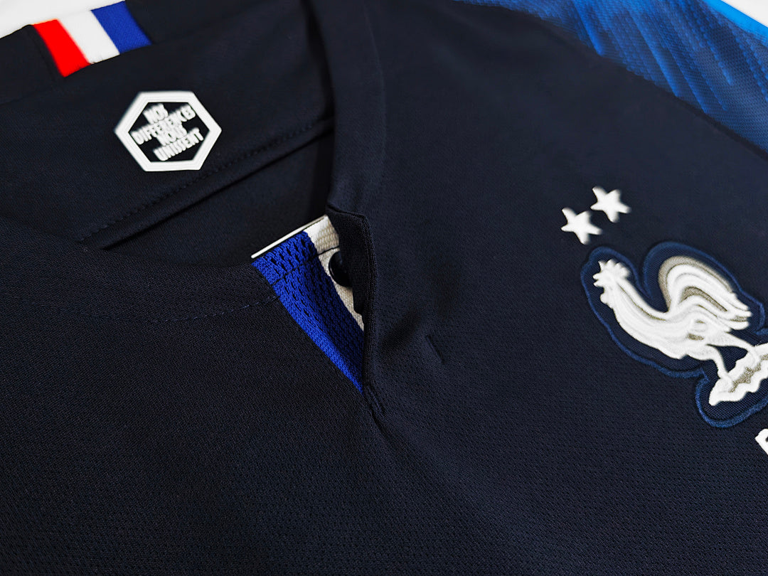 Retro 2018 World Cup Champions France Home Long-Sleeve Shirt S-XXL6