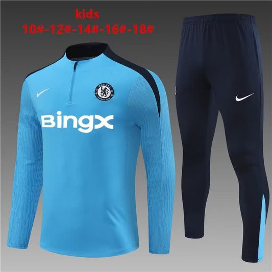 24/25 Kids # Chelsea Light Blue [Player Edition] New Advertisement Size 10-18