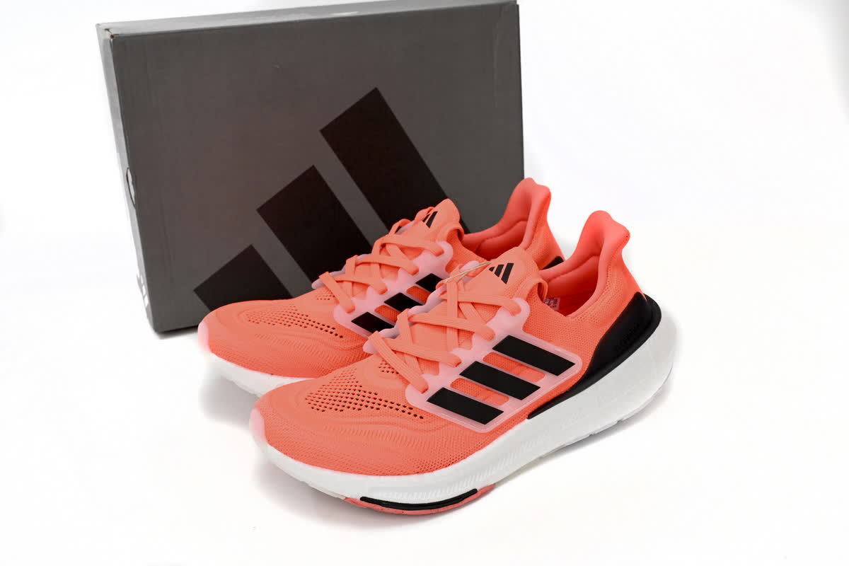 Orange Red Black 8851-6 Adidas Ultra Boost 2023 LIGHT Black And White Size # 39- # 48 (with 46.5)