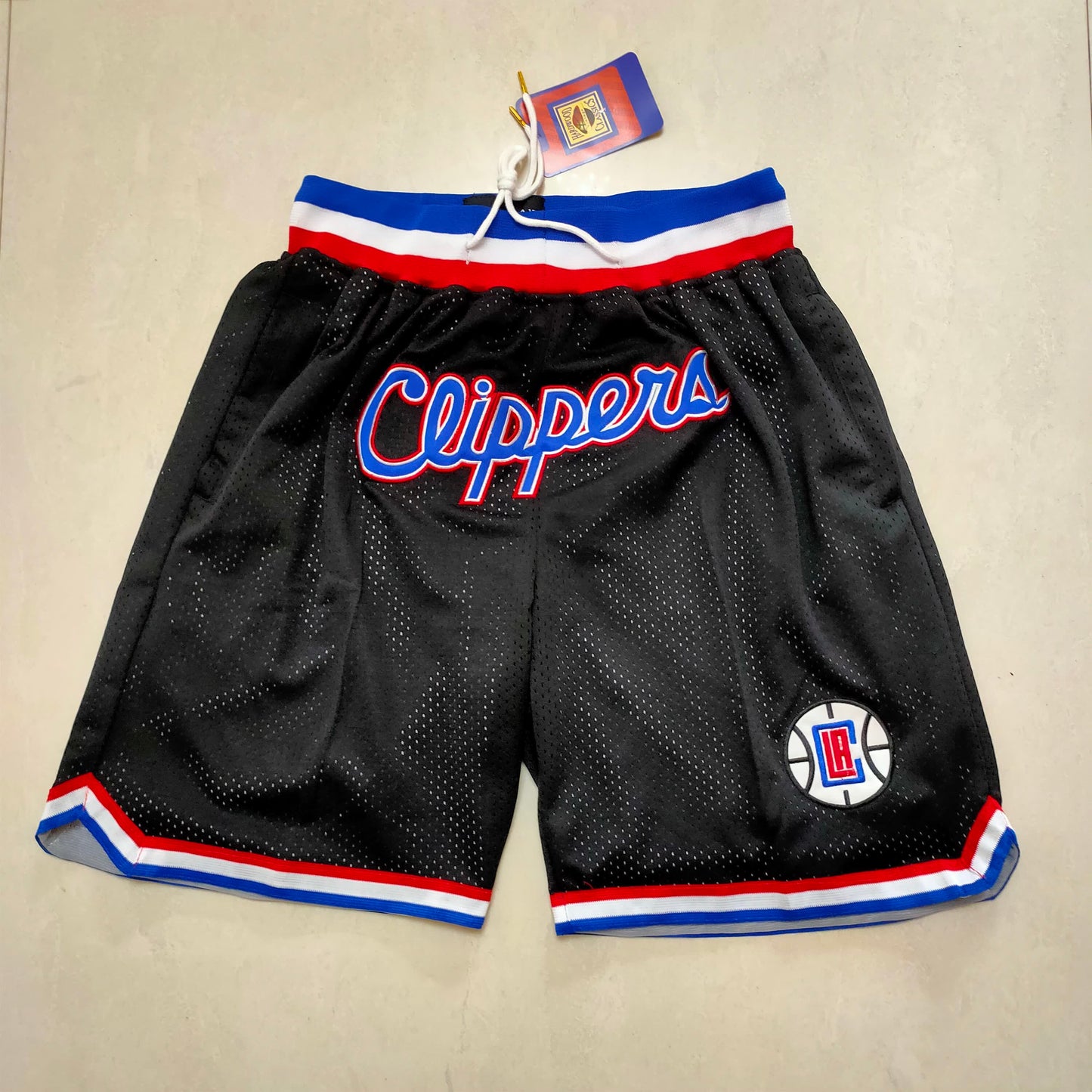 Clippers Black Pocket Shorts