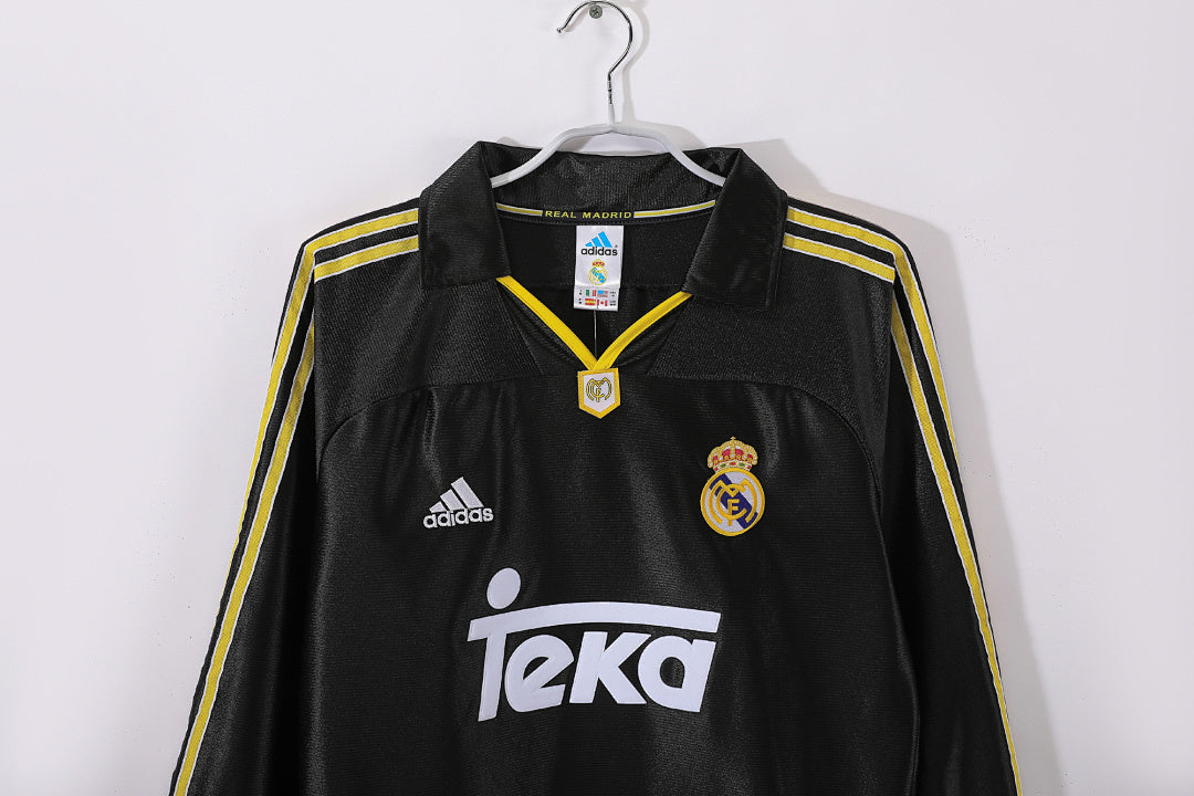 Retro 1999/01 Real Madrid away long-sleeved shirt S-XXL6