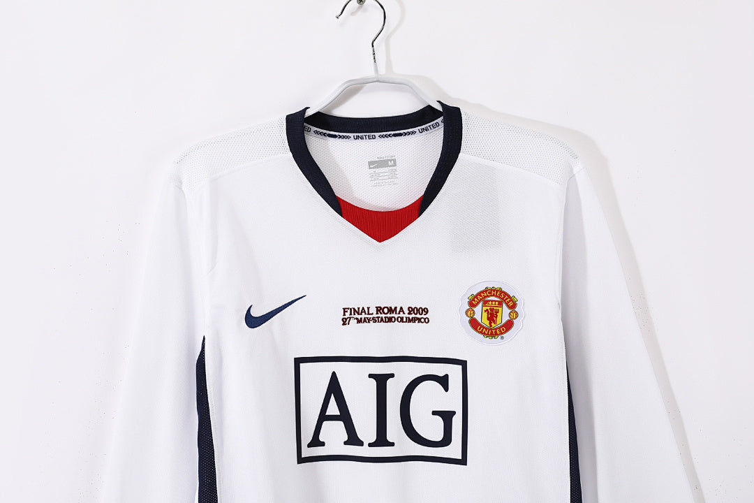 Retro 2008/09 Manchester United away UEFA Champions League long-sleeved shirt S-XXL6