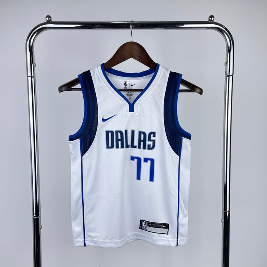 NBA Kids # Mavericks White 77 # Doncic