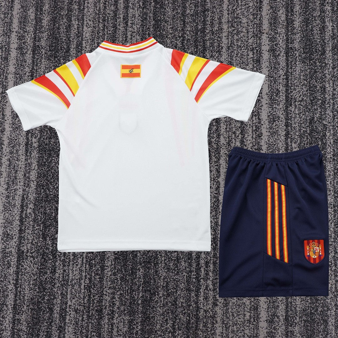 Retro Kids 1996 Spain Second away Football Shirt&amp;Size16-287