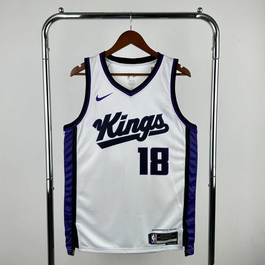 24th Sacramento Kings White 18 # Westbrook NBA Jersey S-XXL