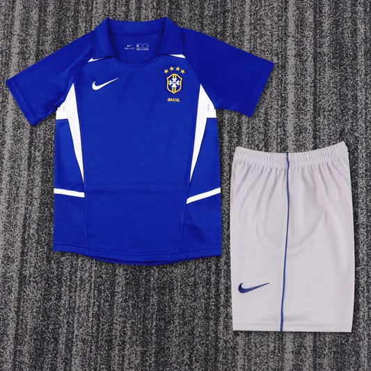 Retro Kids 2002 Brazil away size: 16-28