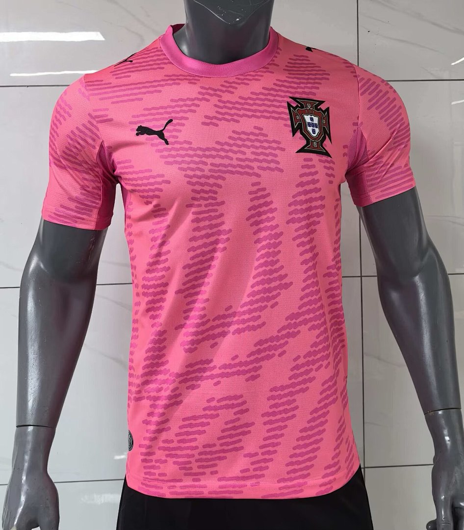 /27 Portugal Pink Special Edition Football jersey S-XXL4