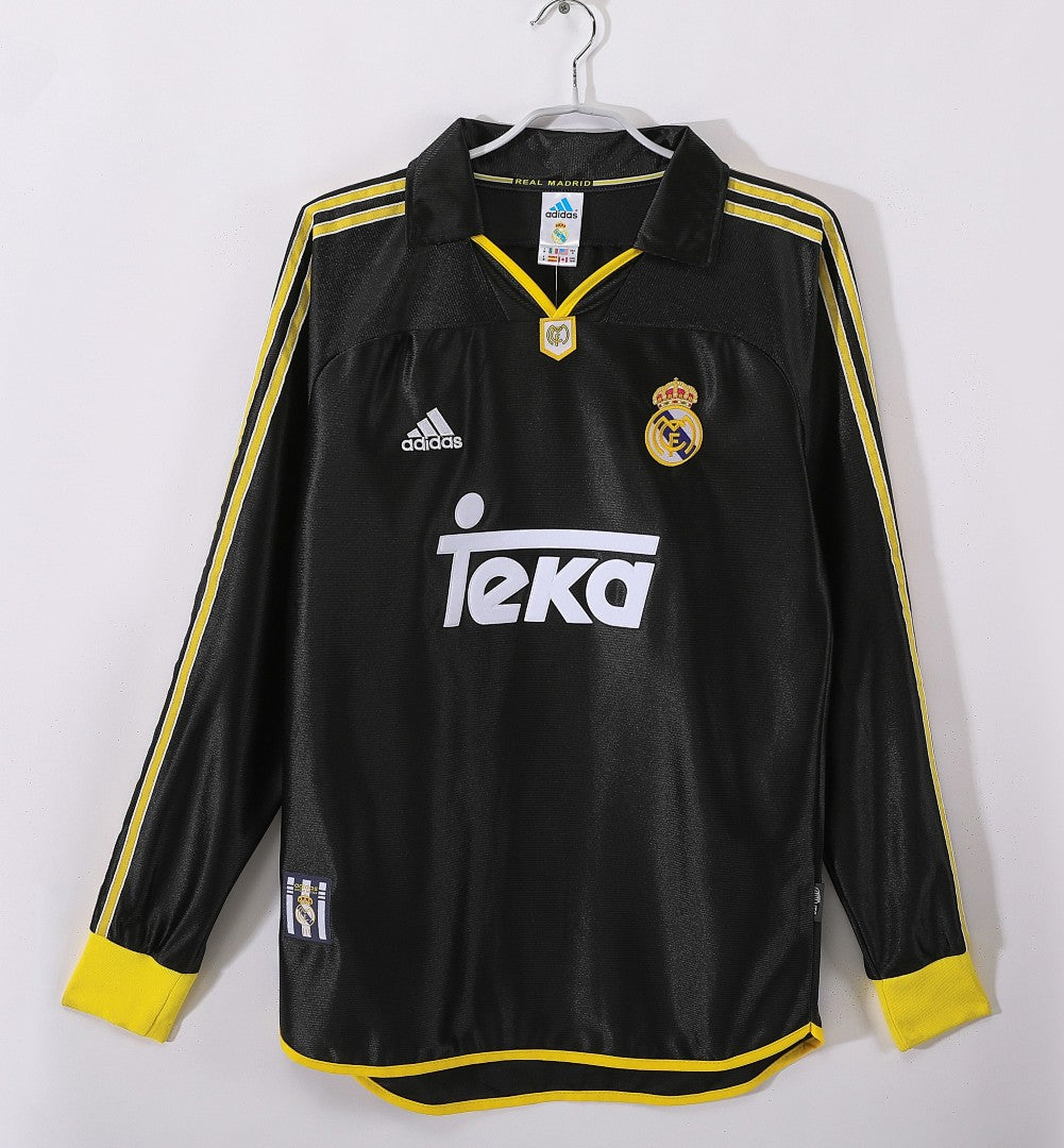 Retro 1999/01 Real Madrid away long-sleeved shirt S-XXL6