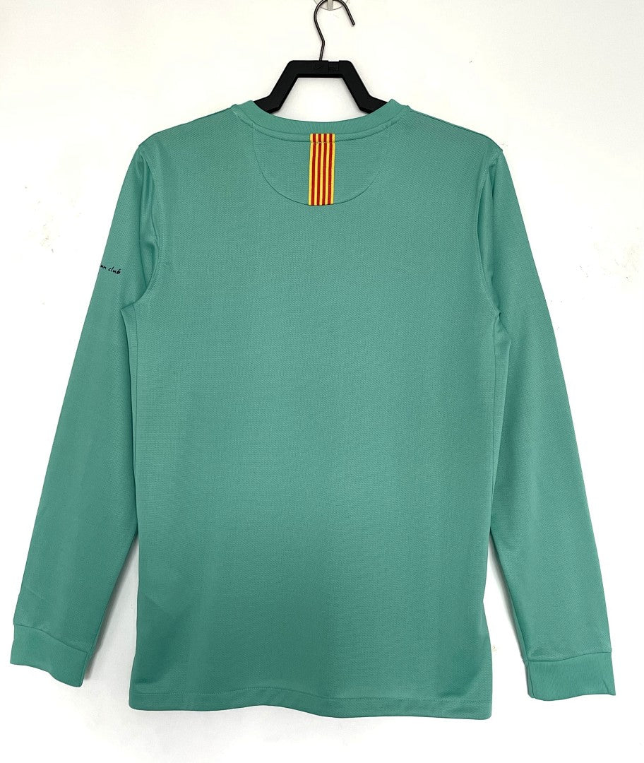 Retro 2010/11 Barcelona away long sleeved Yupoo Soccer Jerseys S-XXL6