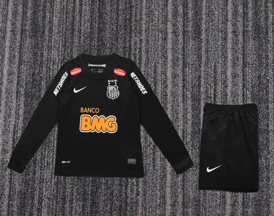 Retro Kids 2012/13 Santos away Long sleeved Football Jersey&amp;Size16-28