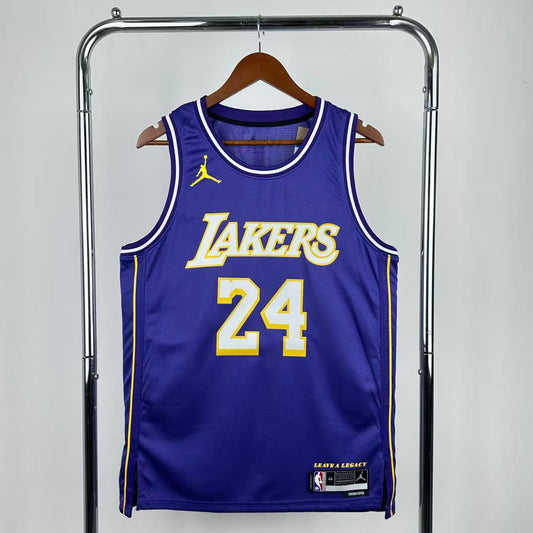 26th Los Angeles Lakers Limited Flyer 24 # Kobe Bryant NBA Jersey S-XXL