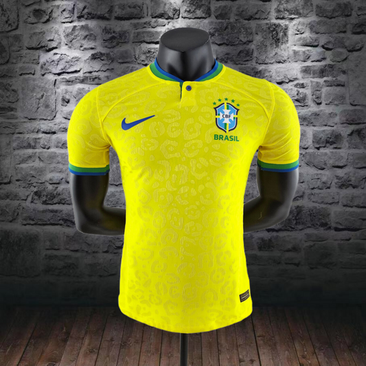 2022 player version Brazil World Cup jersey home