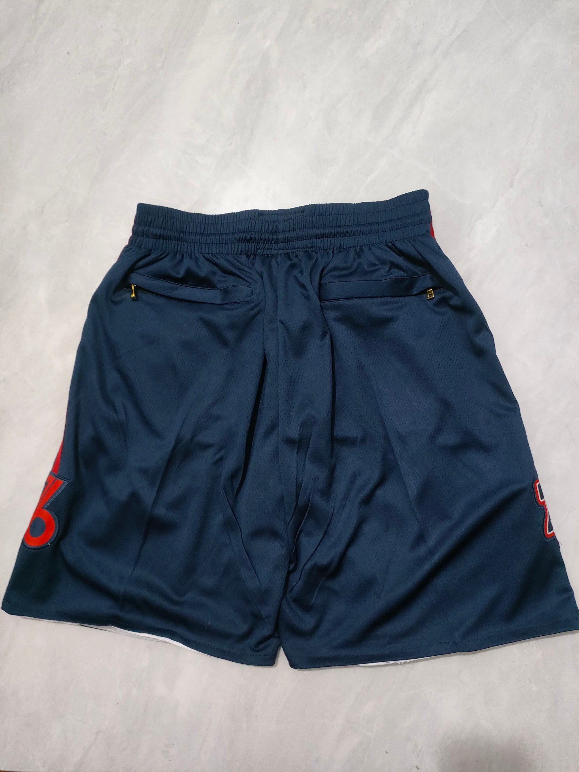 NBA 76ers Deep Blue 24 Pocket Shorts