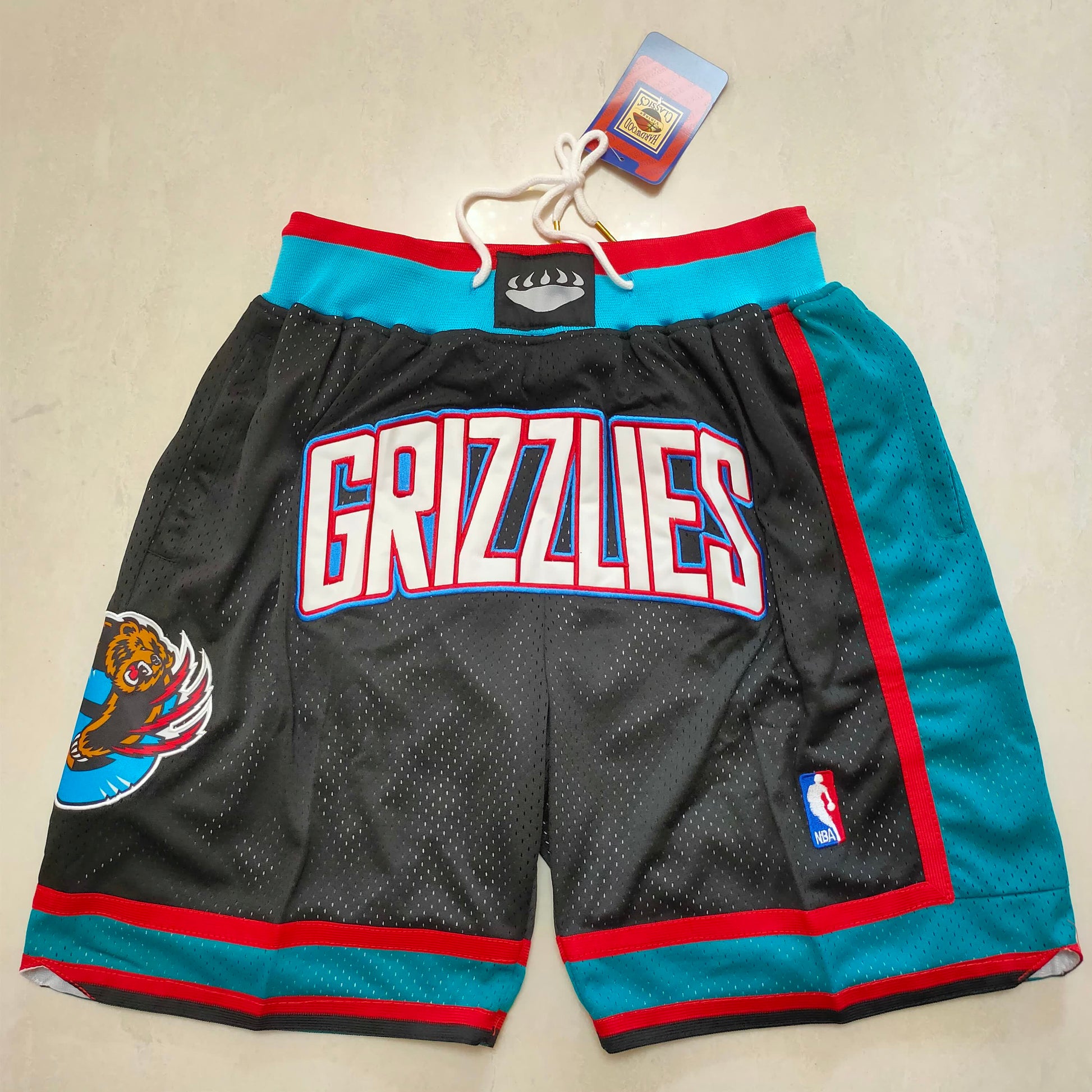 Grizzlies Black Pocket Shorts