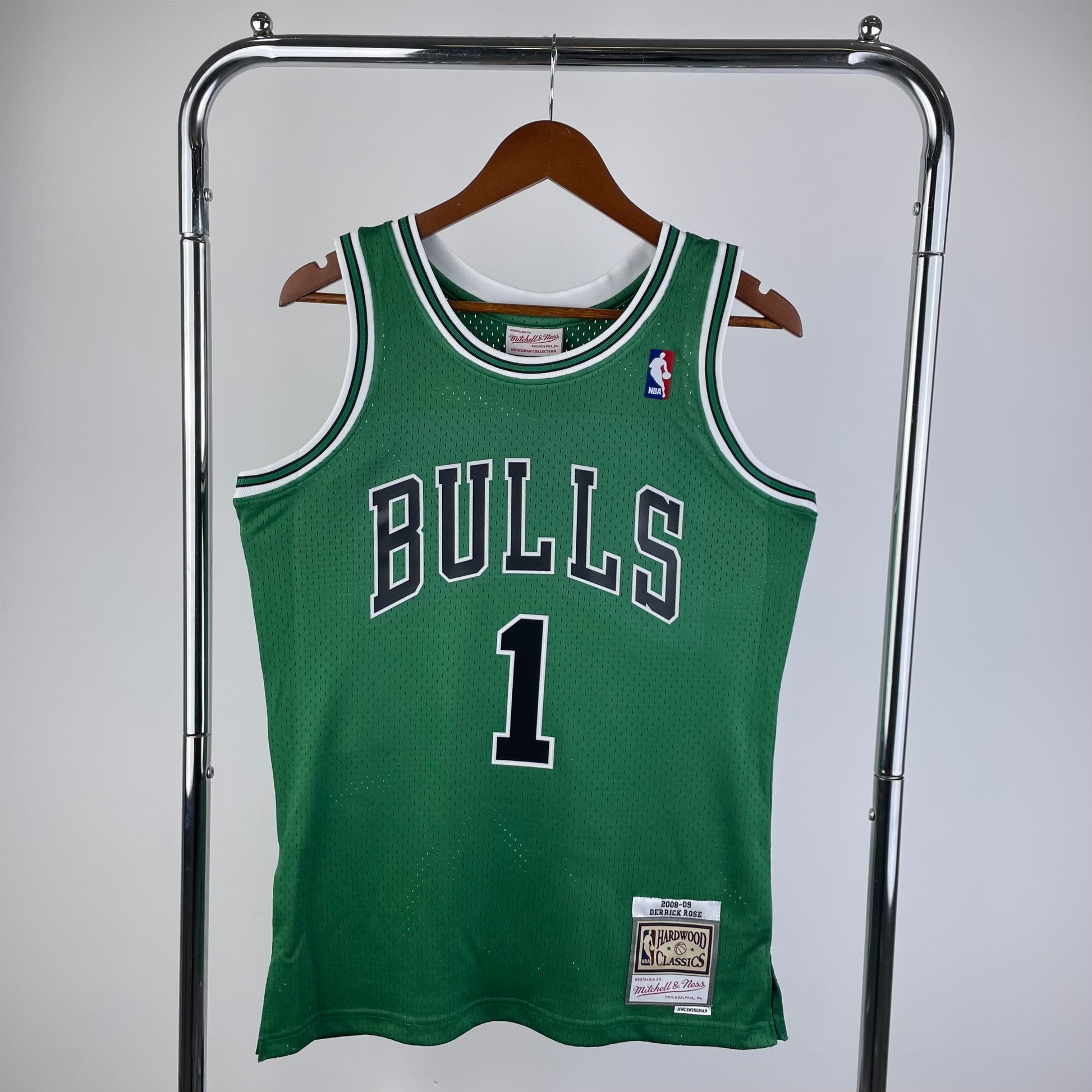 MN Hot Pressed Retro Jersey: SW Bulls 2008/09 Saint Patrick Green 1 # Ross