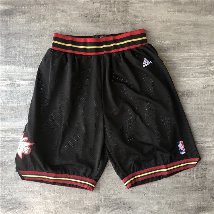 76ers Adidas Regular Mesh Pants - Black
