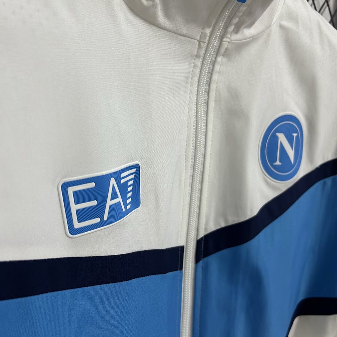 /26 Napoli White Blue Windbreaker S-3XL5