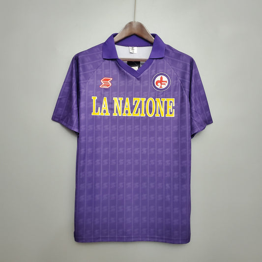Retro ACF Fiorentina 89/90 home S-XXL